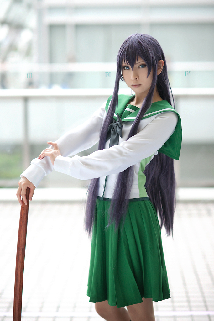 [Cosplay] 2013.04.09 游戏美女丝袜套图 Sexy Saeko Busujima